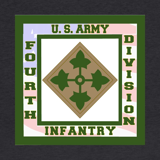 4th Infantry Division Logo by Spacestuffplus